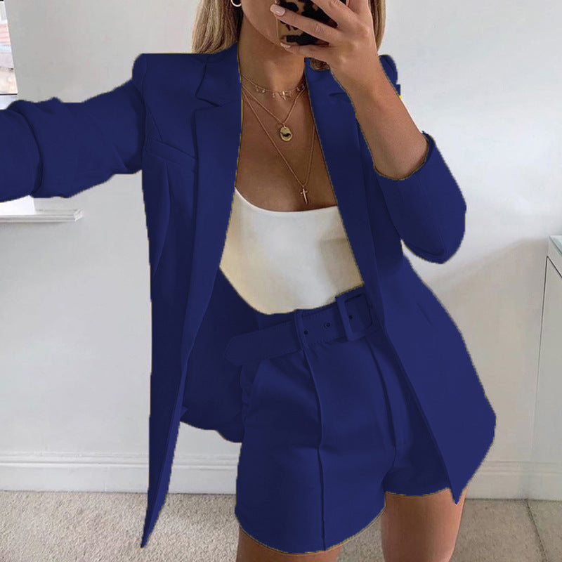 Dames Blazer Set met Riem
