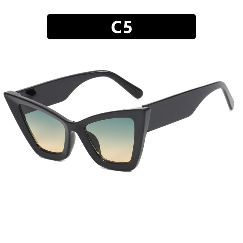 Grote Cat Eye Zonnebril