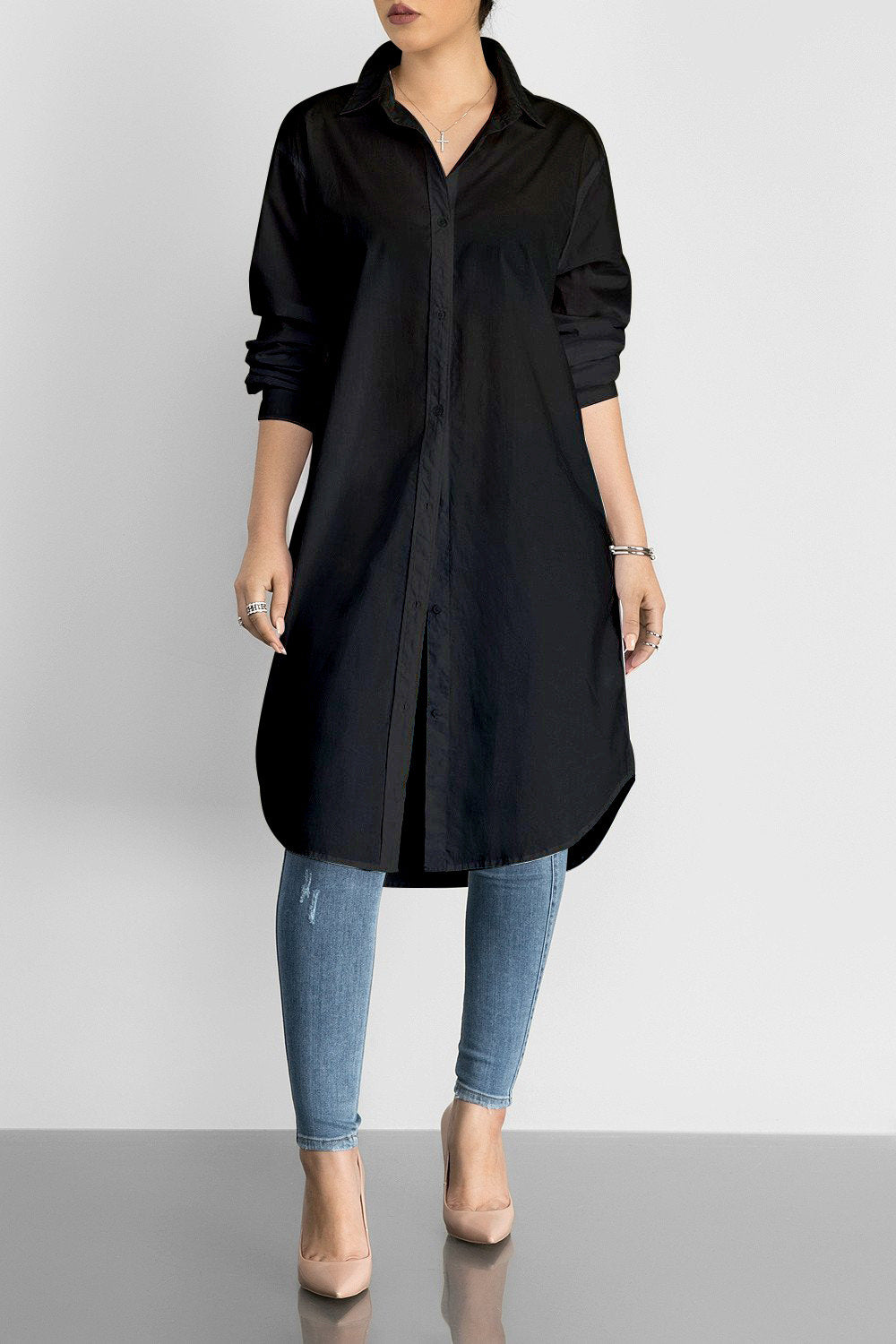 Fashion Dames Middellange Blouse