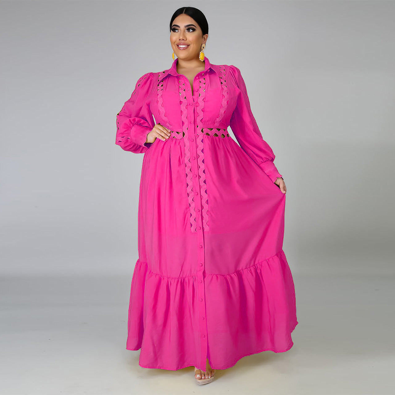Elegante Plus-Size Jurk