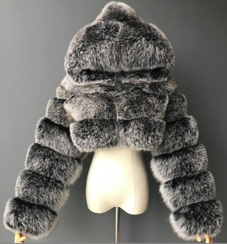 Trendy Teddyjack met Capuchon
