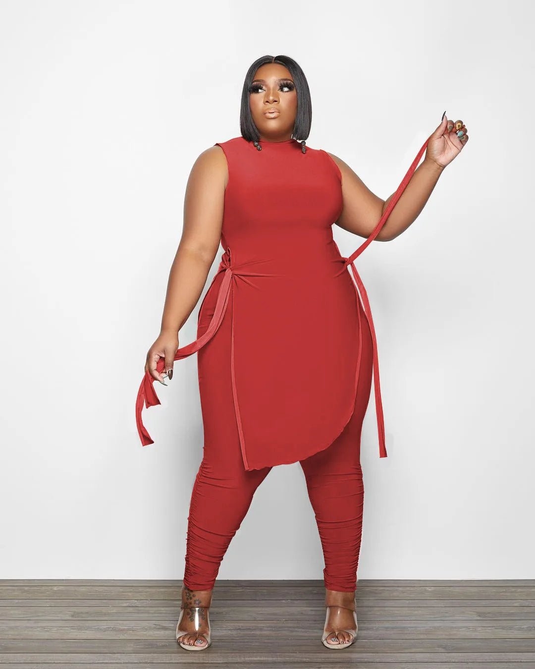 Comfortabele Plus Size Tweedelige Set