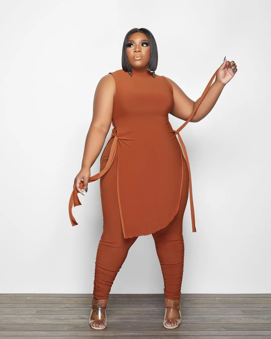 Comfortabele Plus Size Tweedelige Set
