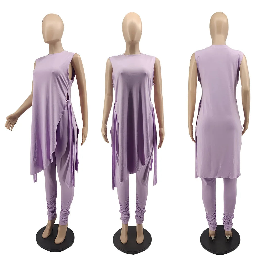 Comfortabele Plus Size Tweedelige Set