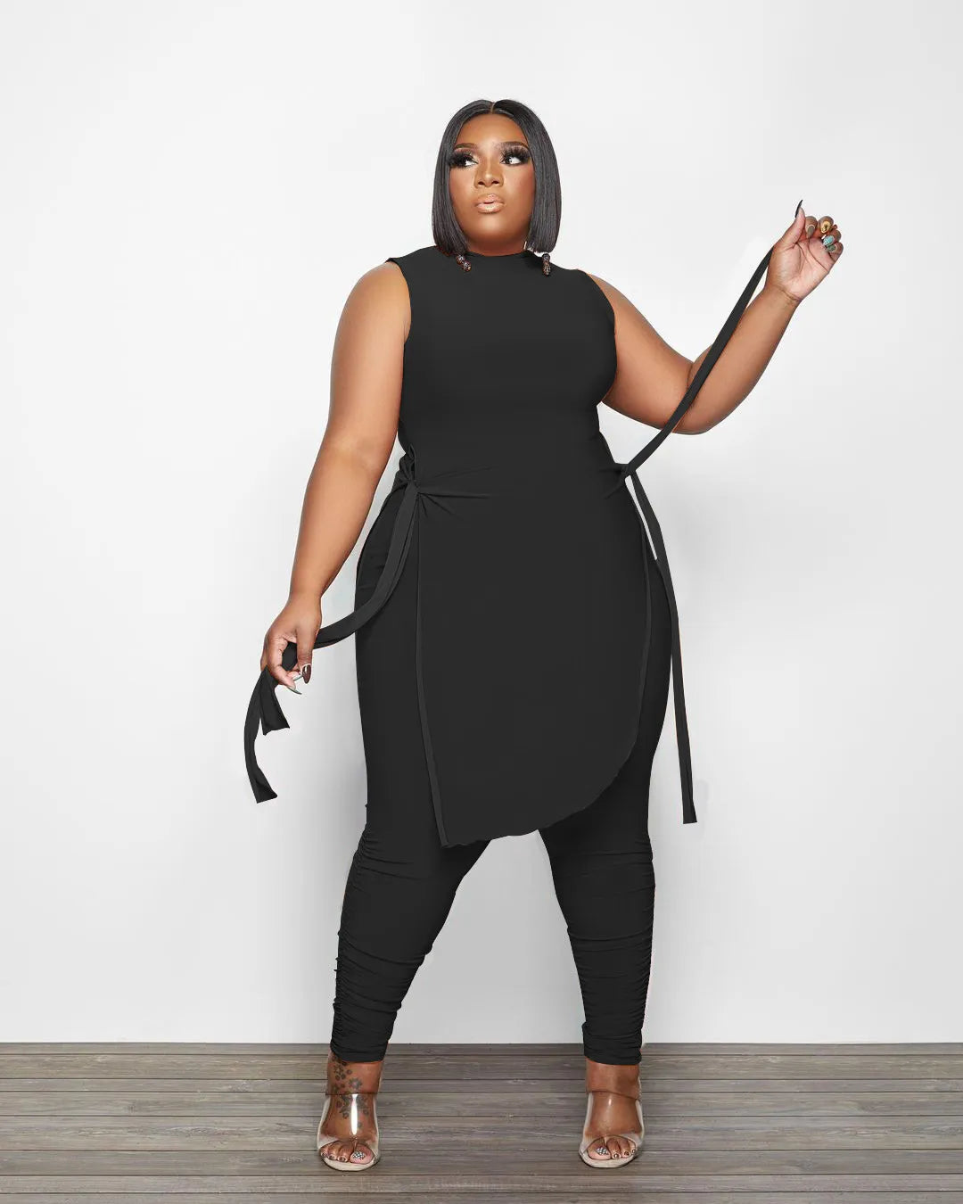 Comfortabele Plus Size Tweedelige Set