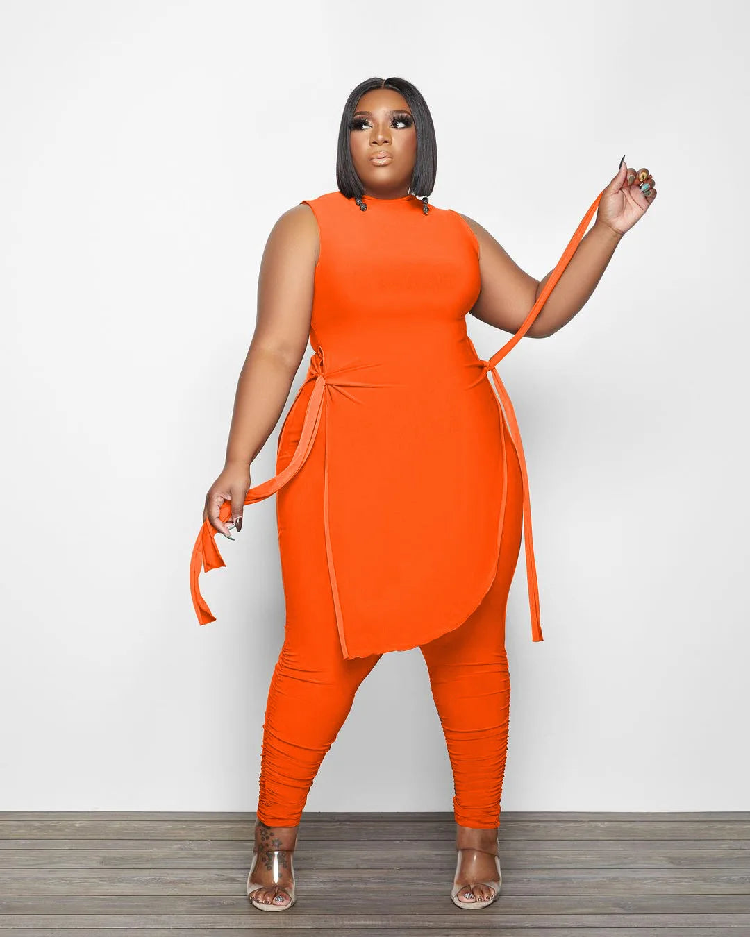 Comfortabele Plus Size Tweedelige Set