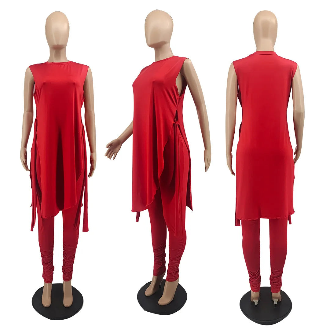 Comfortabele Plus Size Tweedelige Set