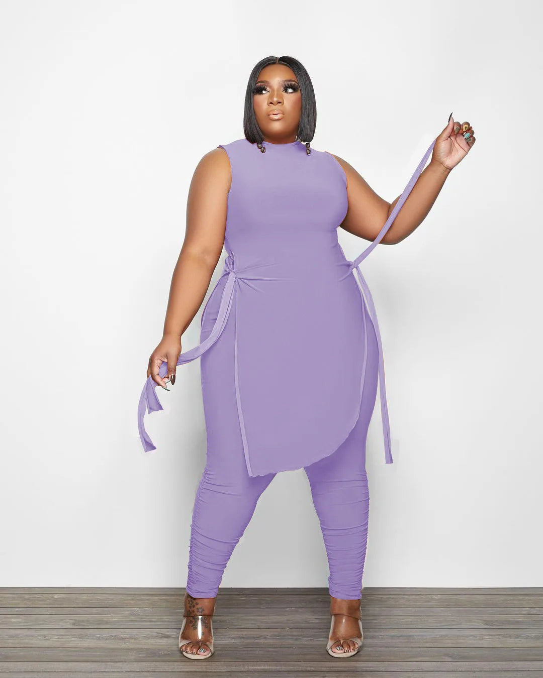 Comfortabele Plus Size Tweedelige Set