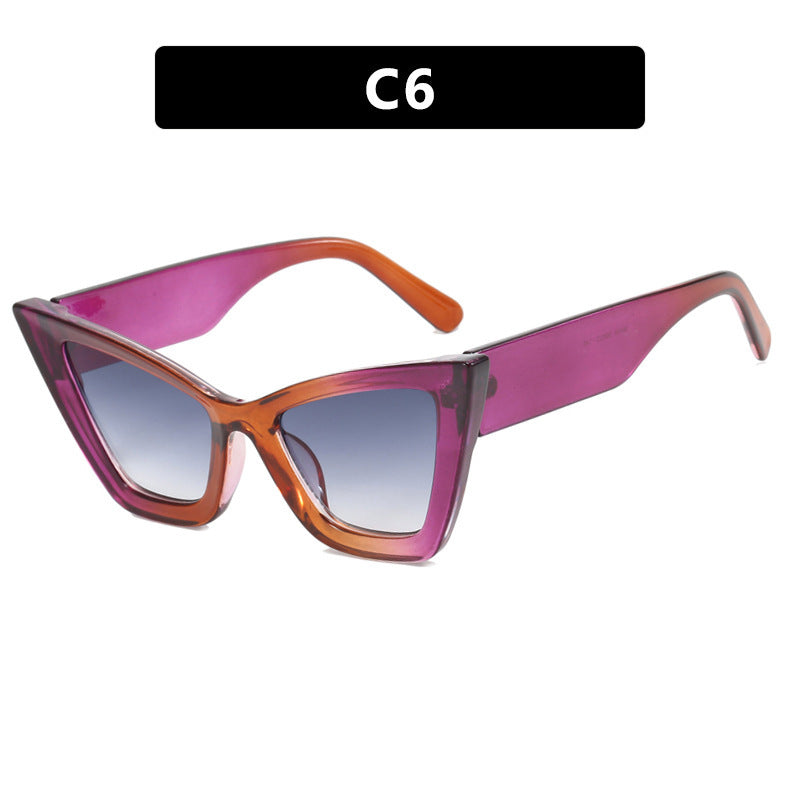 Grote Cat Eye Zonnebril