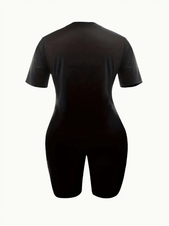 Dames Tweedelige Set met Trendy Print