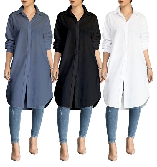 Fashion Dames Middellange Blouse