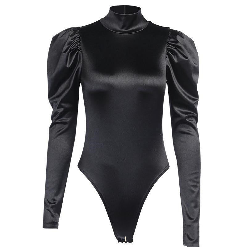 Sexy Slim Fit Bodysuit met Lange Mouwen –