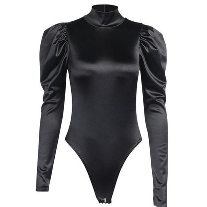 Sexy Slim Fit Bodysuit met Lange Mouwen –