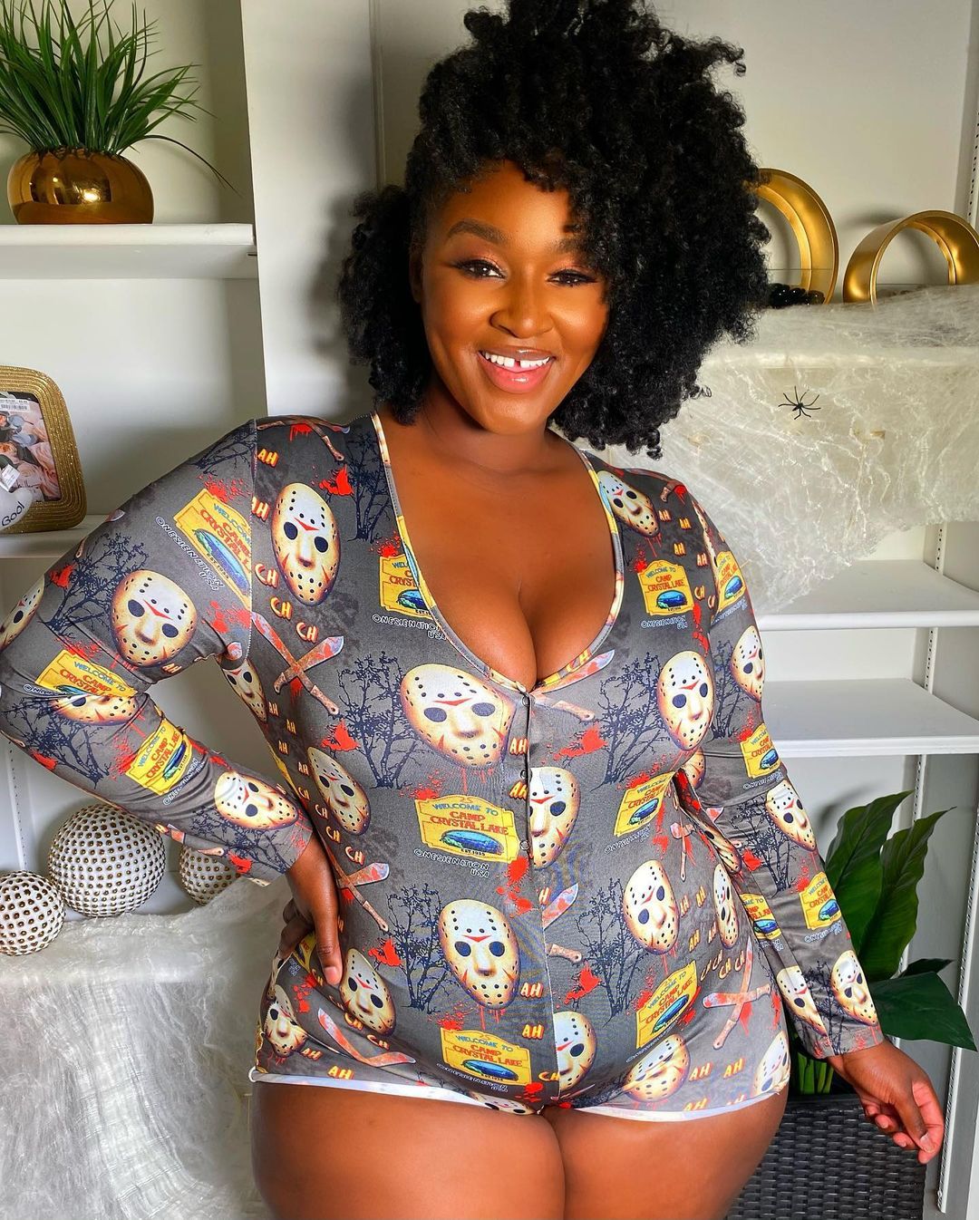 Zachte & Stijlvolle Plus Size Onesie Pyjama