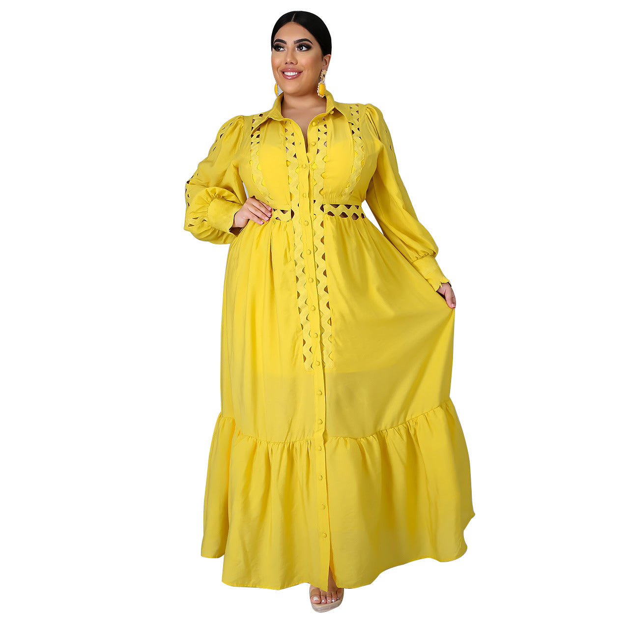 Elegante Plus-Size Jurk