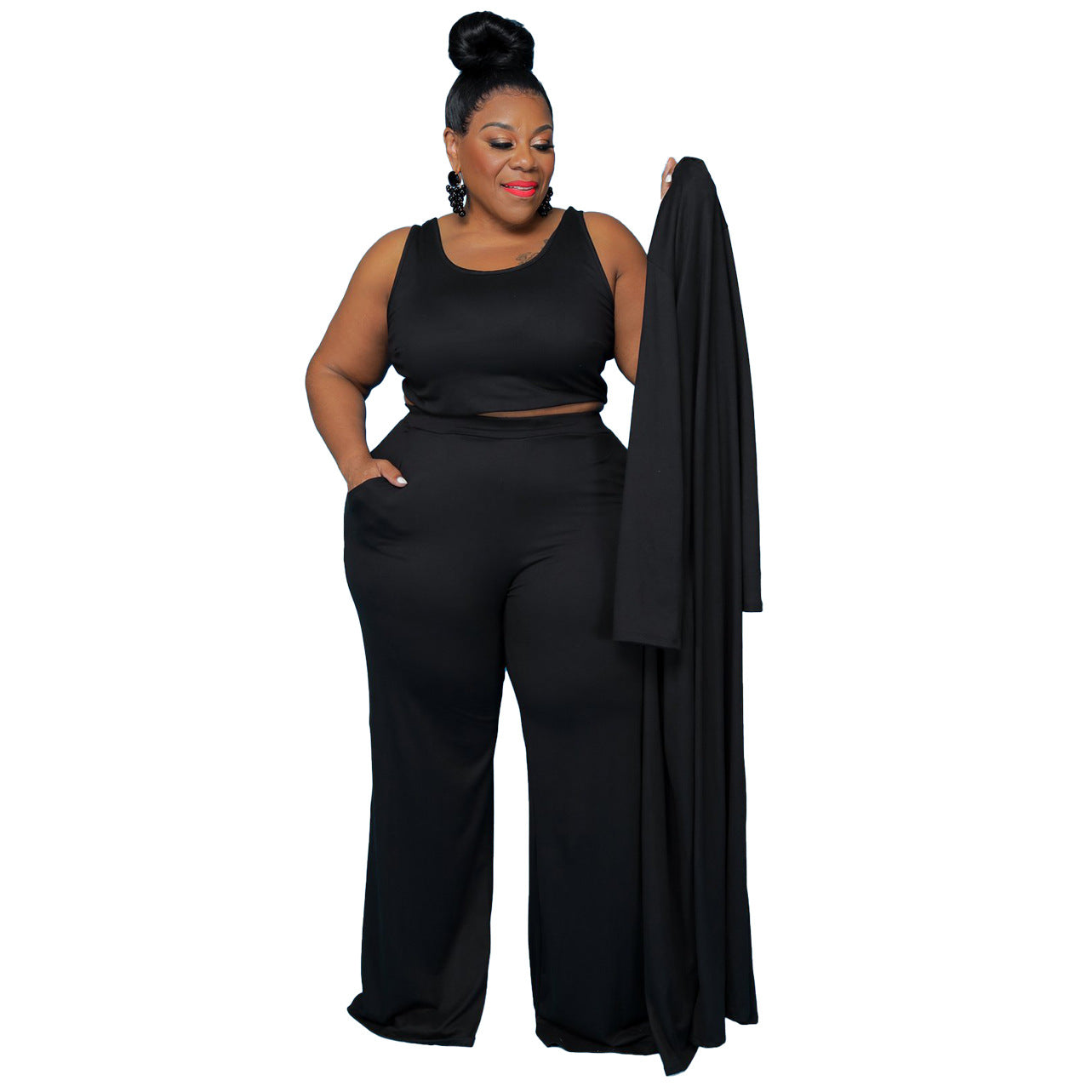 Trendy Plus Size Drie-Delige set