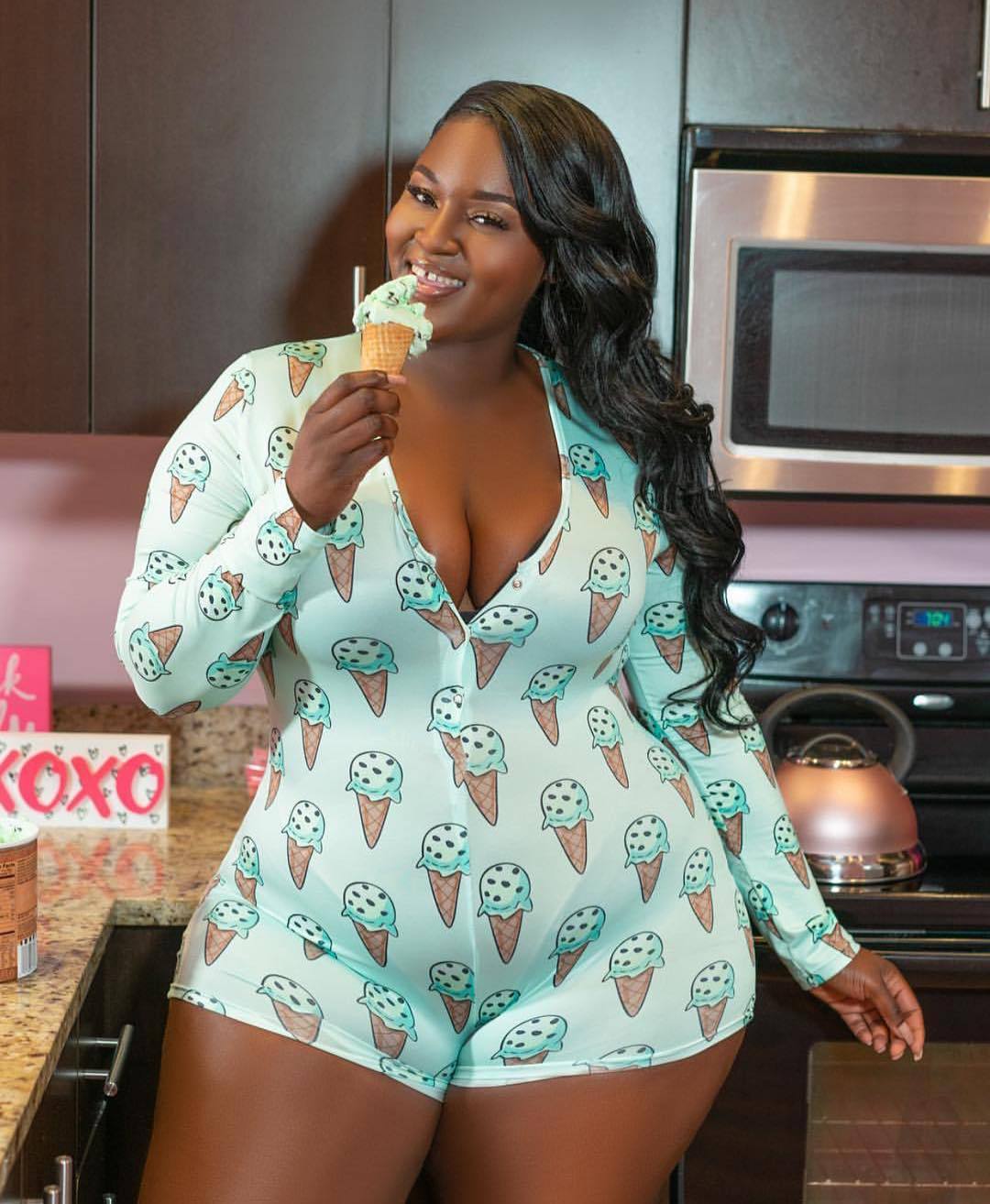 Zachte & Stijlvolle Plus Size Onesie Pyjama