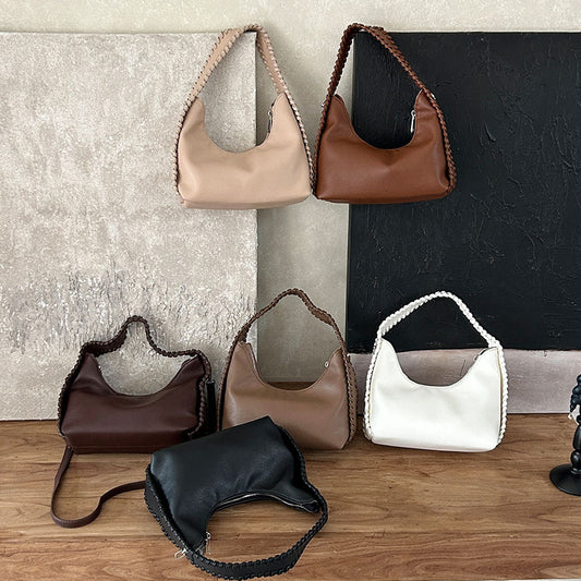 Geavanceerde Textuur Mode Crescent Armpit Bag