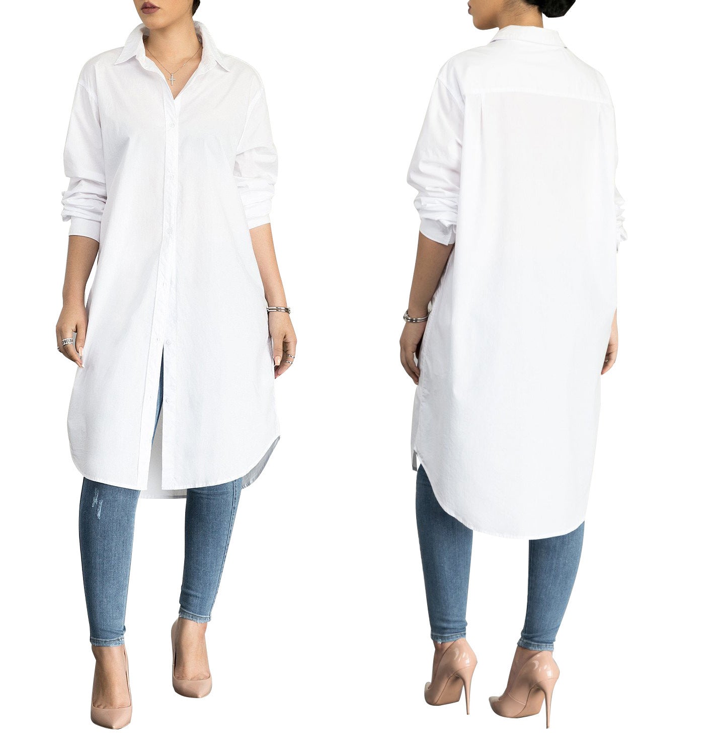 Fashion Dames Middellange Blouse
