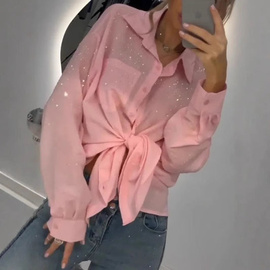 Pailletten Blouse – Chic & Lichtgewicht