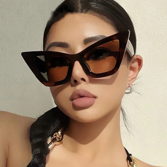 Grote Cat Eye Zonnebril